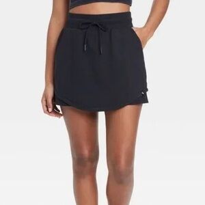 Joy Lab Black Tennis Skort